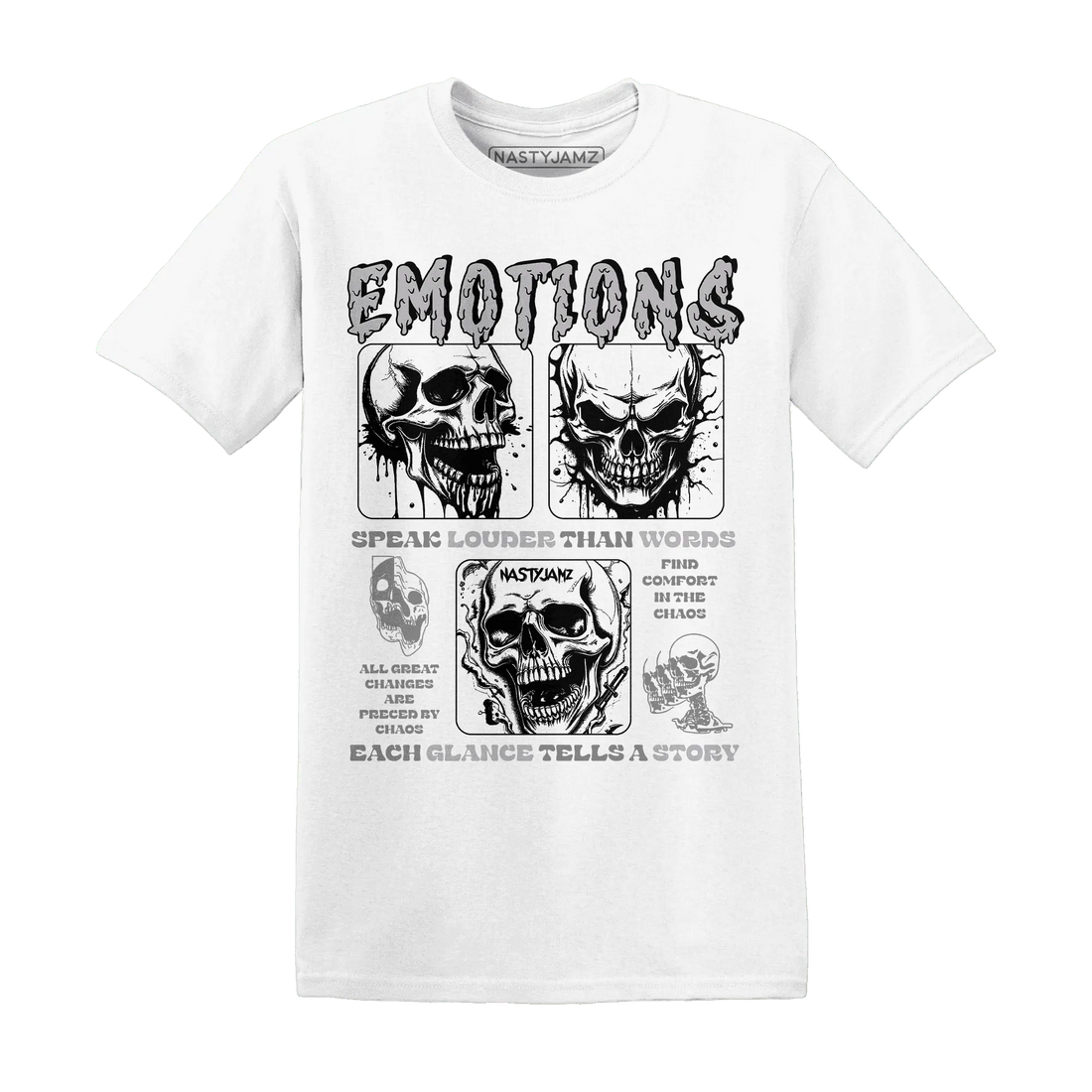 NastyJamz-Cement-Grey-3s-T-Shirt-Match-Emotions-Skull