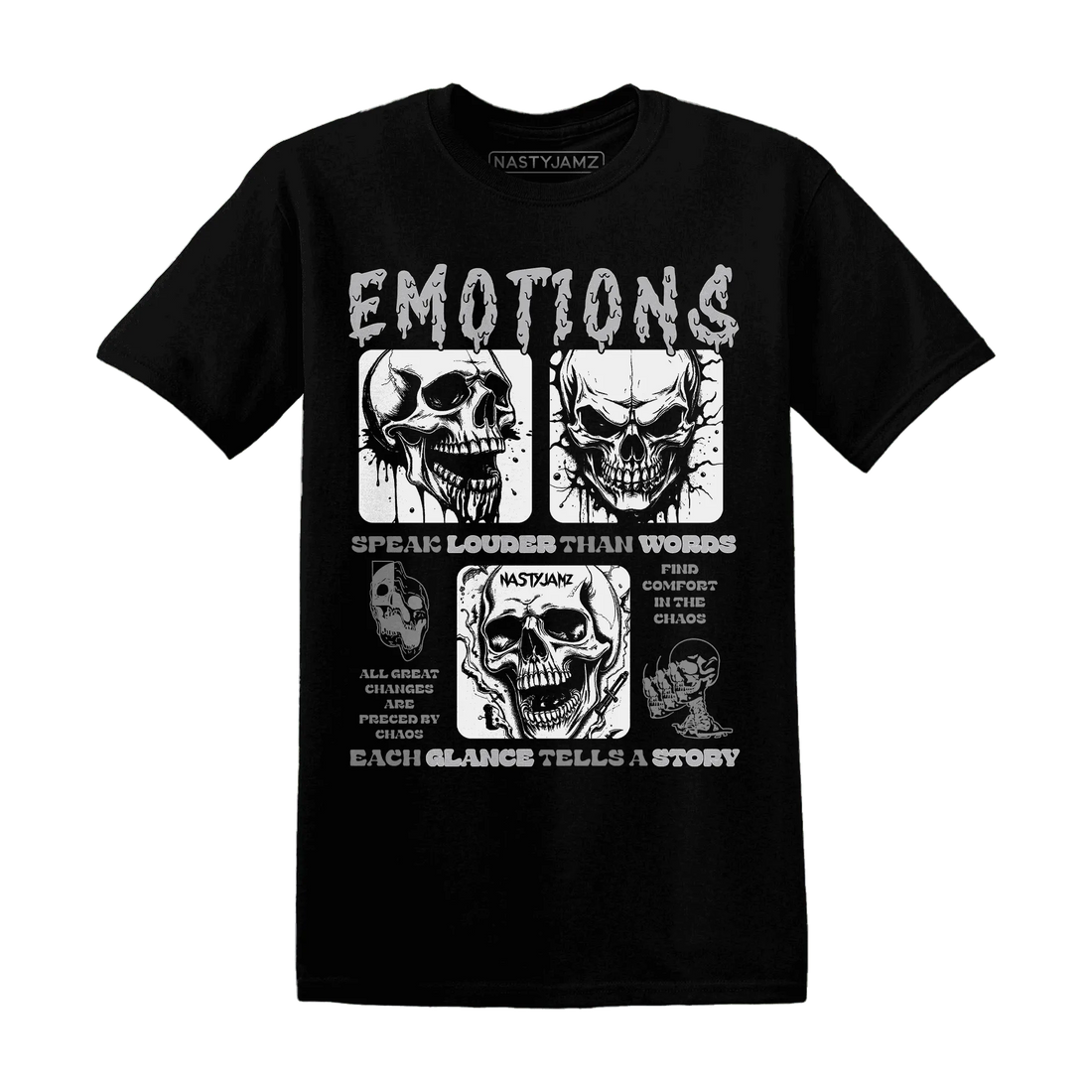 NastyJamz-Cement-Grey-3s-T-Shirt-Match-Emotions-Skull