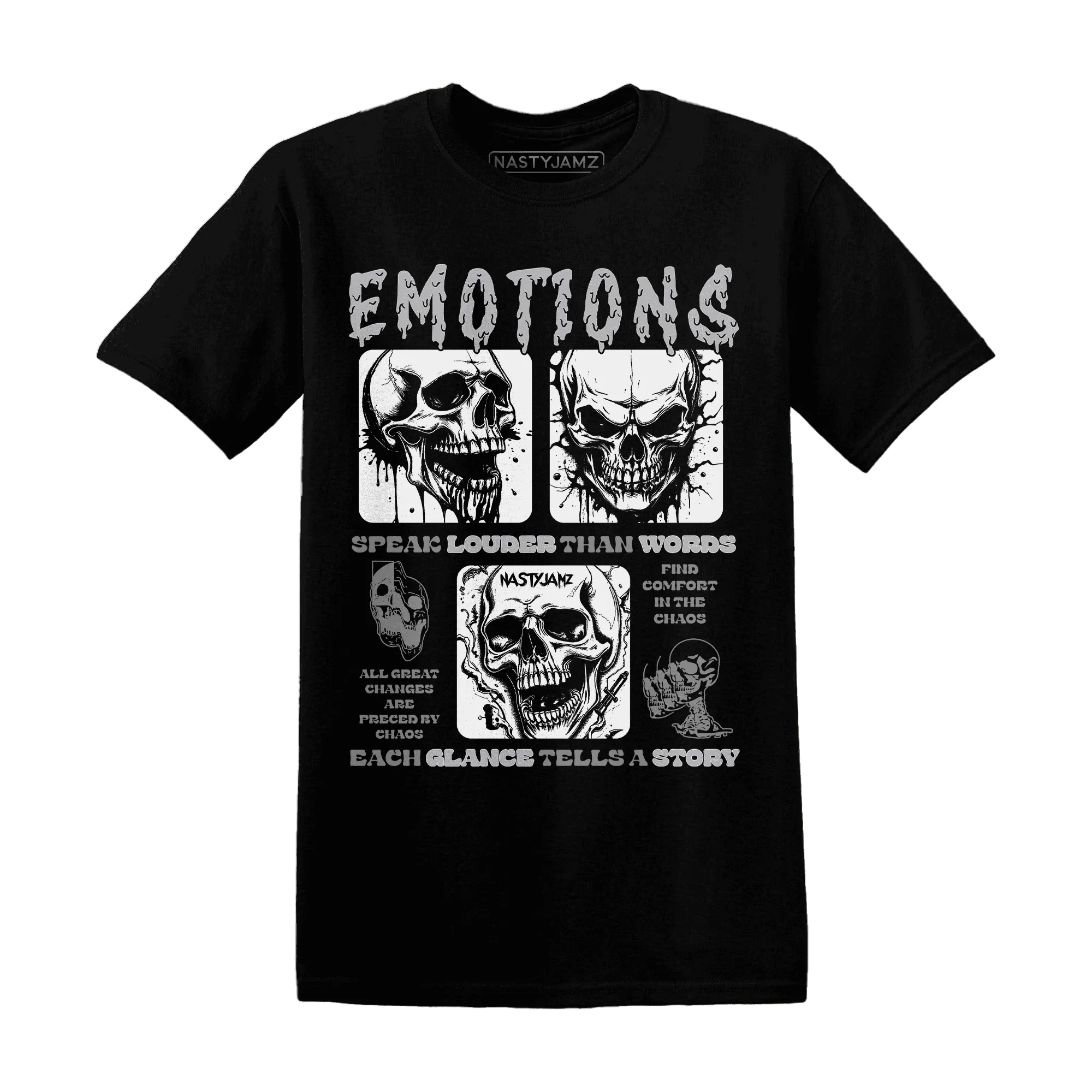 NastyJamz-Cement-Grey-3s-T-Shirt-Match-Emotions-Skull