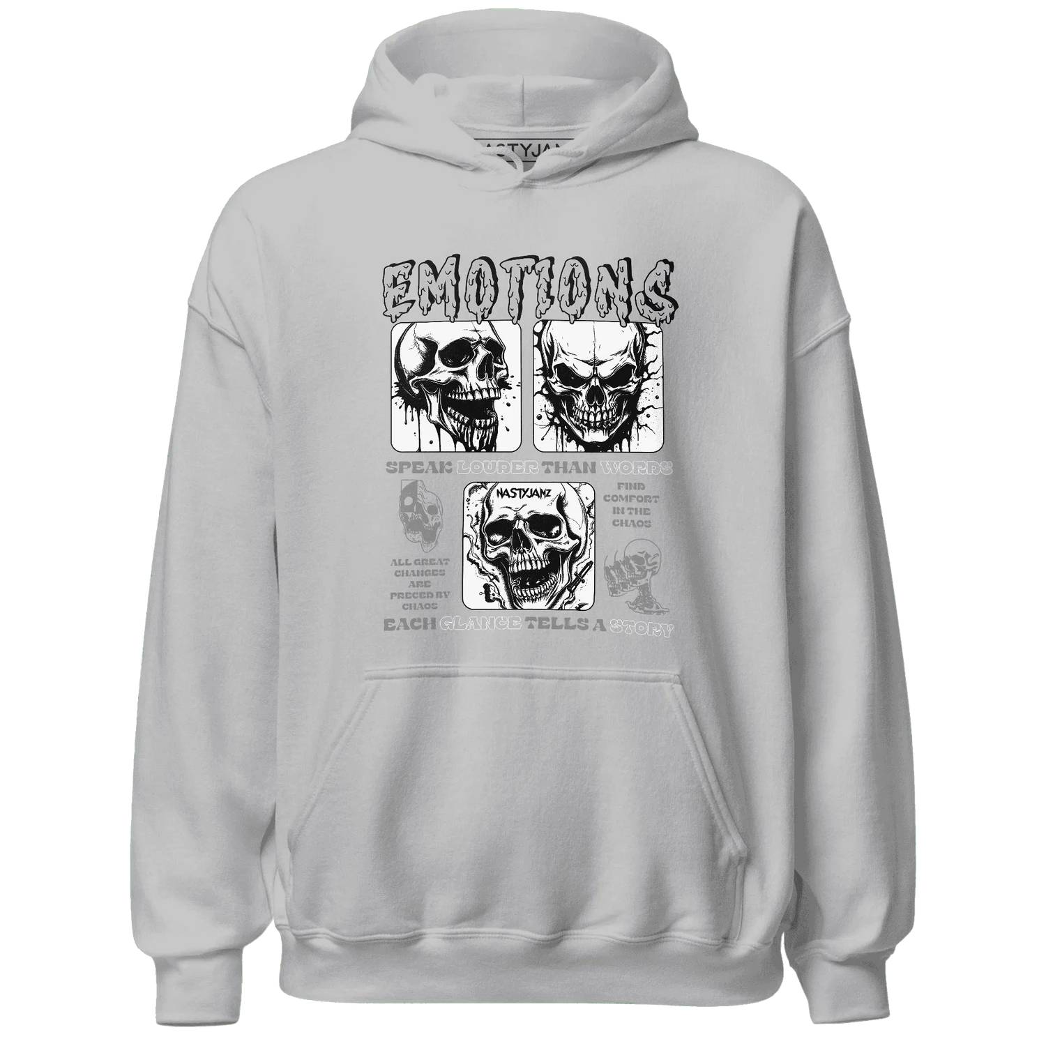 NastyJamz-Cement-Grey-3s-Hoodie-Match-Emotions-Skull
