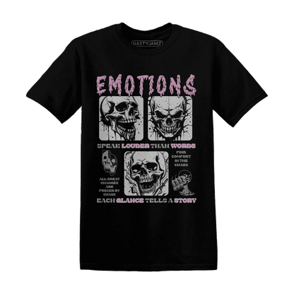 Orchid-Neutral-Grey-Black-White-4s-NastyJamz-T-Shirt-Match-Emotions-Skull