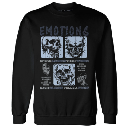 NastyJamz-White-Navy-6s-Sweatshirt-Match-Emotions-Skull