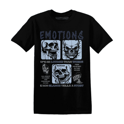 White-Navy-6s-NastyJamz-T-Shirt-Match-Emotions-Skull