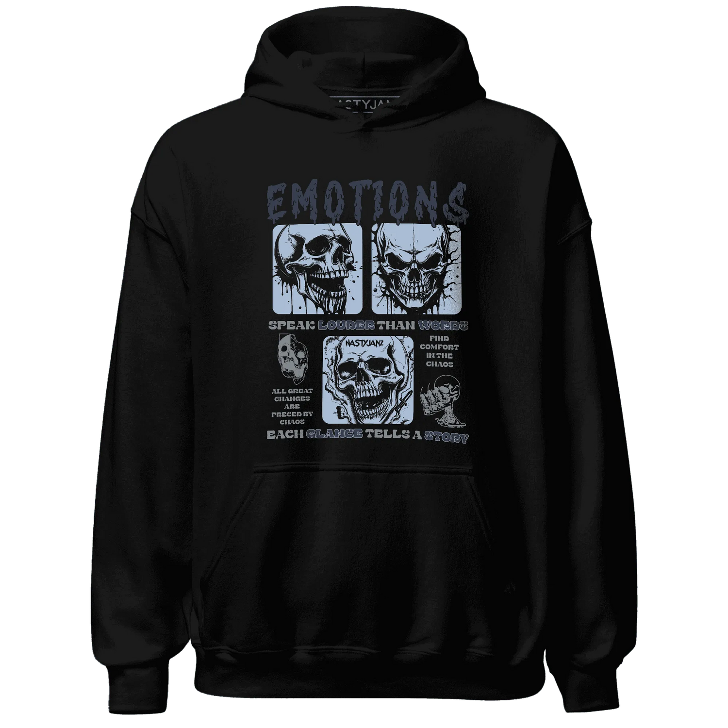 NastyJamz-White-Navy-6s-Hoodie-Match-Emotions-Skull