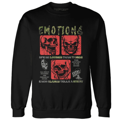 AM-90-Dark-Sage-Solar-Red-NastyJamz-Sweatshirt-Match-Emotions-Skull
