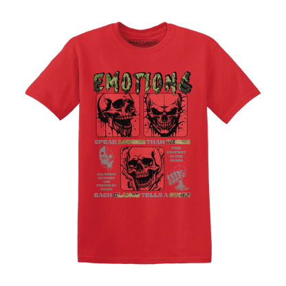 AM-90-Dark-Sage-Solar-Red-NastyJamz-T-Shirt-Match-Emotions-Skull