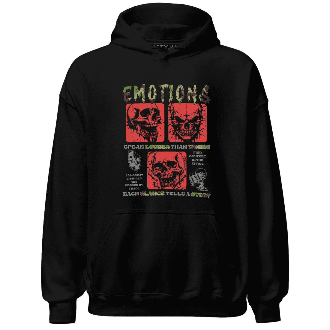AM-90-Dark-Sage-Solar-Red-NastyJamz-Hoodie-Match-Emotions-Skull