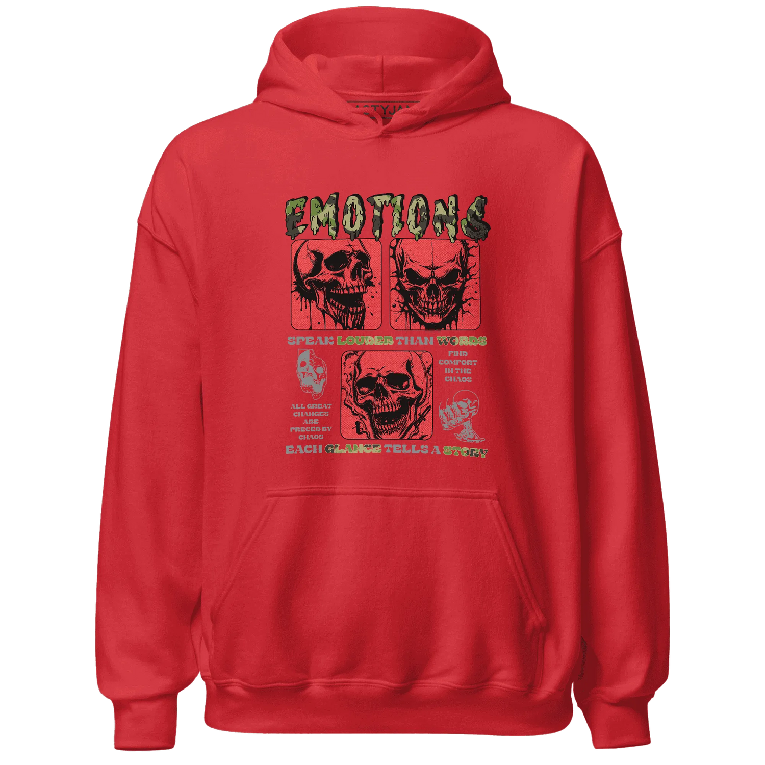 AM-90-Dark-Sage-Solar-Red-NastyJamz-Hoodie-Match-Emotions-Skull
