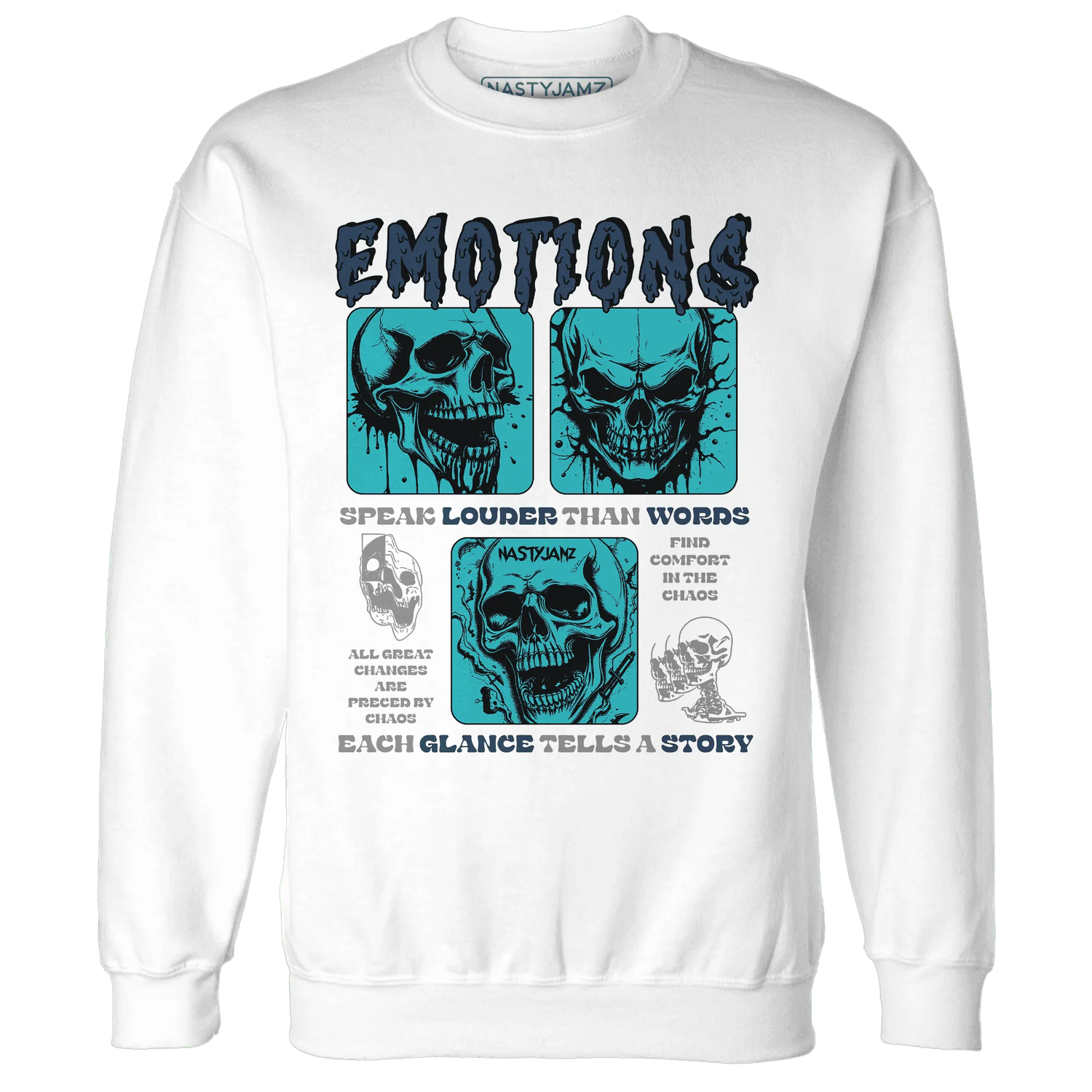 NastyJamz-AM-Plus-Drift-Midnight-Navy-Total-Orange-Dusty-Cactus-Sweatshirt-Match-Emotions-Skull