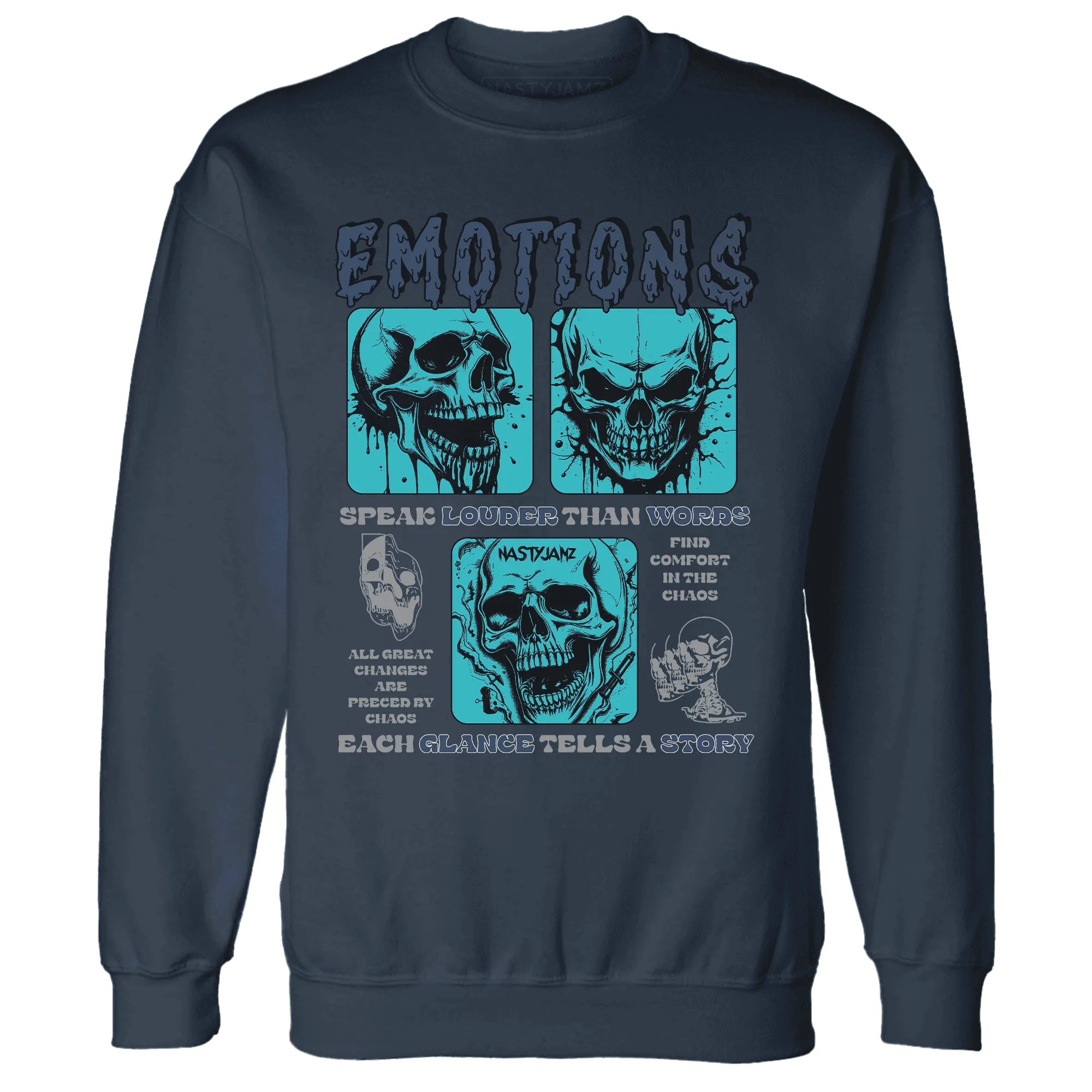 NastyJamz-AM-Plus-Drift-Midnight-Navy-Total-Orange-Dusty-Cactus-Sweatshirt-Match-Emotions-Skull