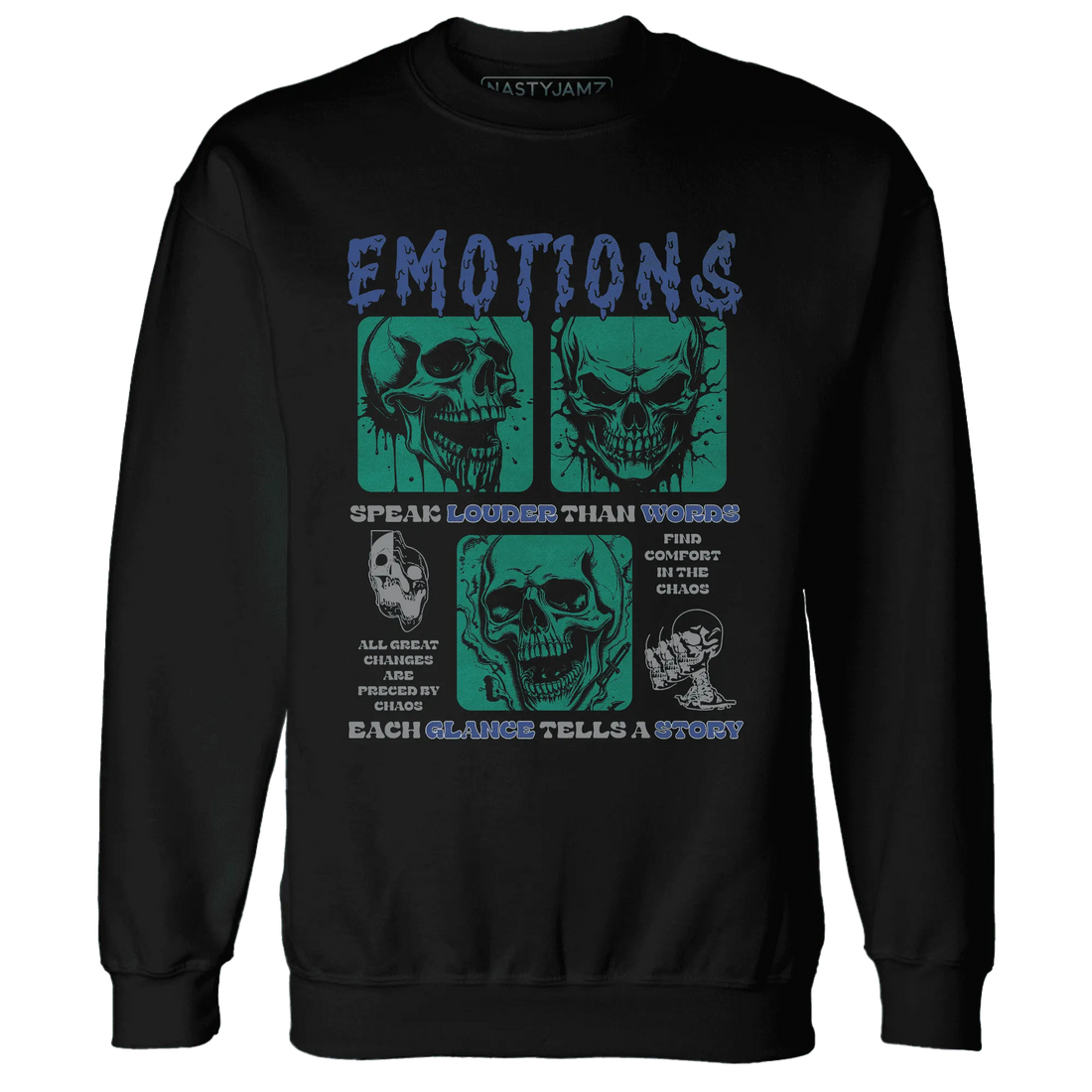 Dunk-Hyper-Royal-Malachite-NastyJamz-Sweatshirt-Match-Emotions-Skull