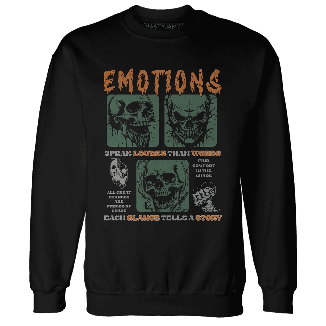 Dunk-Low-Ceramic-NastyJamz-Sweatshirt-Match-Emotions-Skull