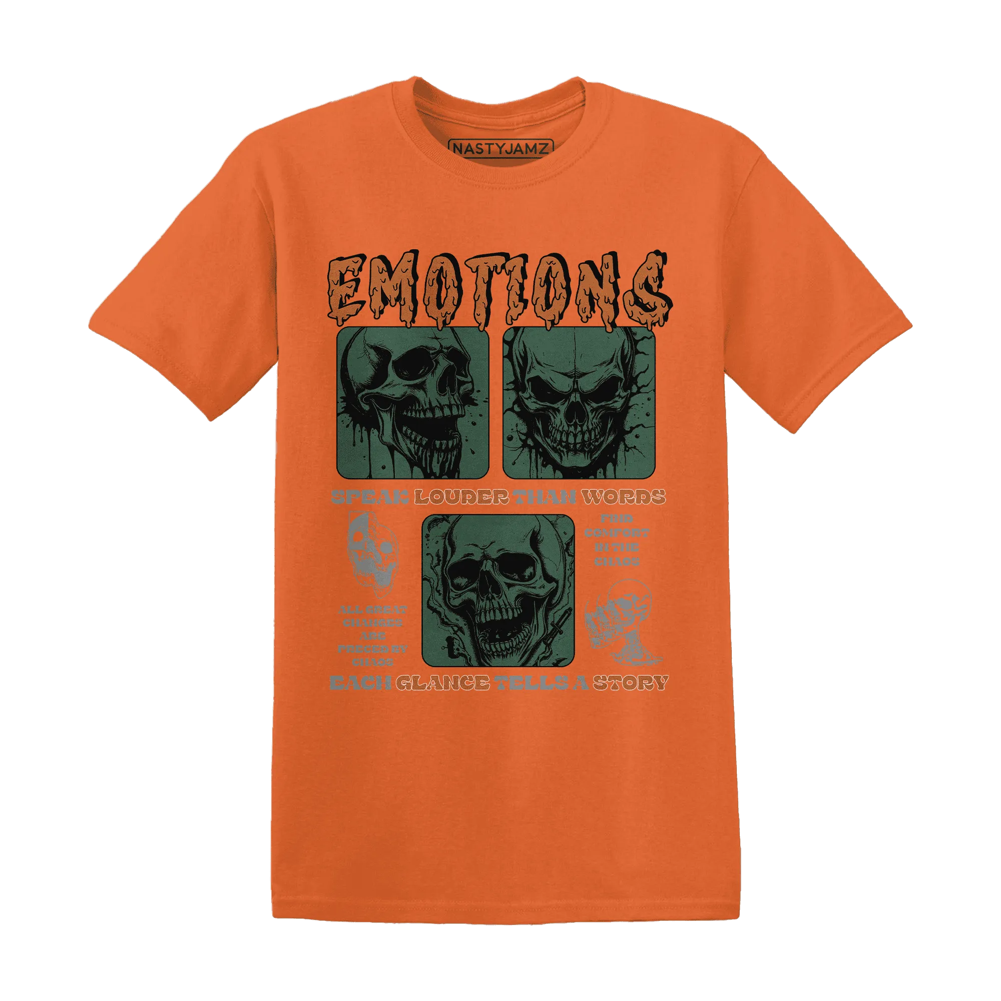 Dunk-Low-Ceramic-NastyJamz-T-Shirt-Match-Emotions-Skull