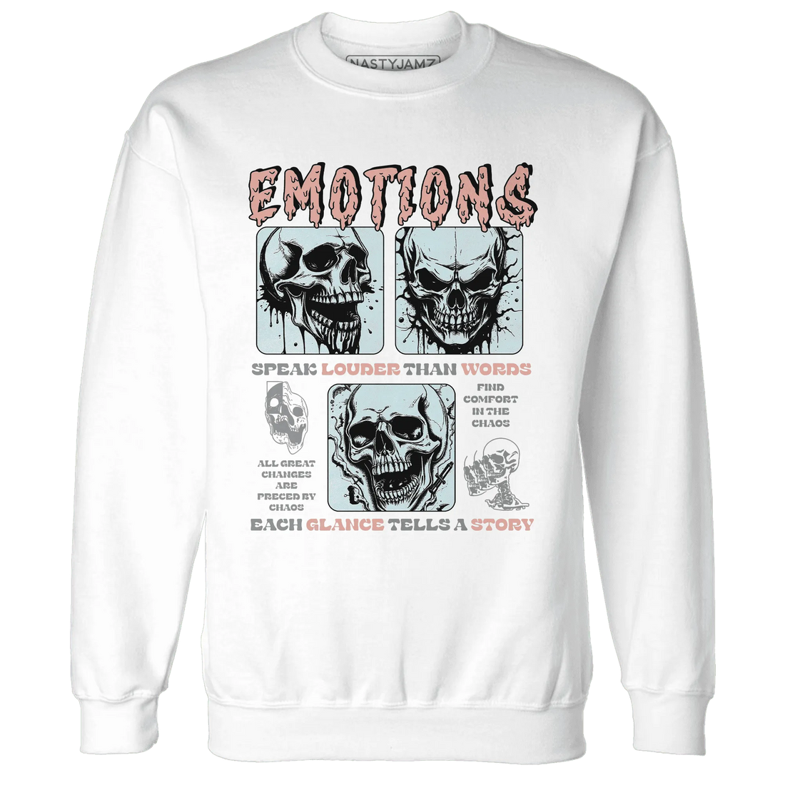 Dunk-Low-Glacier-Blue-Arctic-Orange-NastyJamz-Sweatshirt-Match-Emotions-Skull