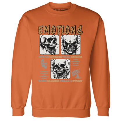 Dunk-Low-Retro-Wheat-Orange-NastyJamz-Sweatshirt-Match-Emotions-Skull