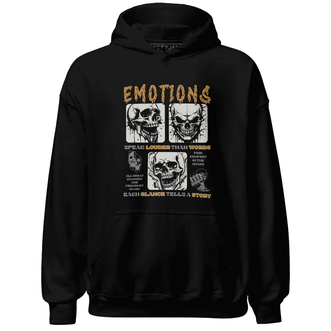 Dunk-Low-Retro-Wheat-Orange-NastyJamz-Hoodie-Match-Emotions-Skull