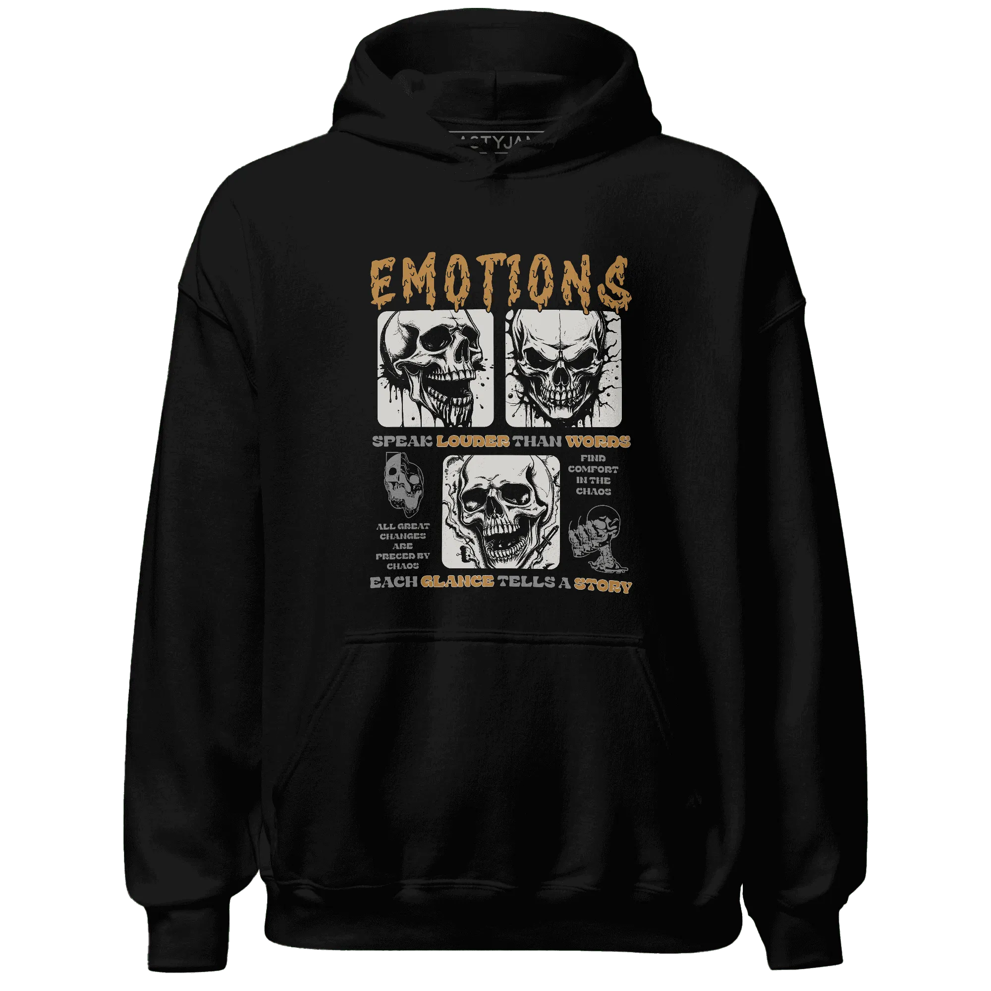 Dunk-Low-Retro-Wheat-Orange-NastyJamz-Hoodie-Match-Emotions-Skull