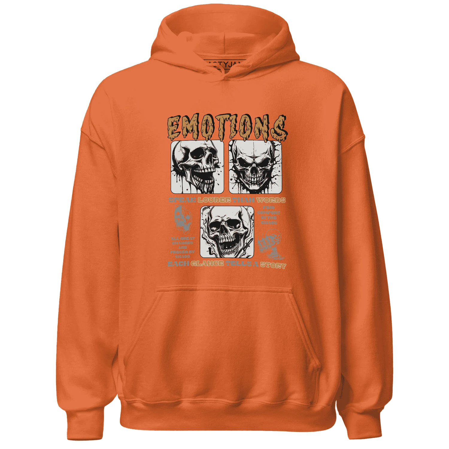 Dunk-Low-Retro-Wheat-Orange-NastyJamz-Hoodie-Match-Emotions-Skull