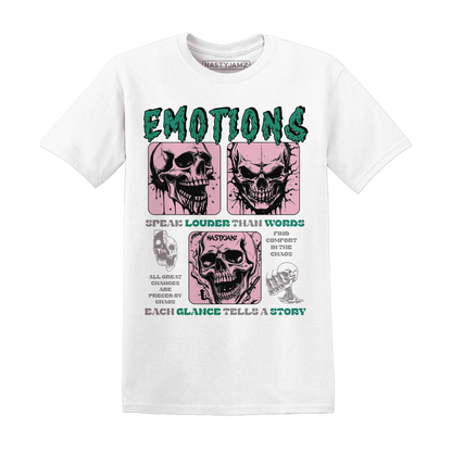 NastyJamz-Dunk-Pink-Malachite-Medium-Soft-Low-Sail-T-Shirt-Match-Emotions-Skull