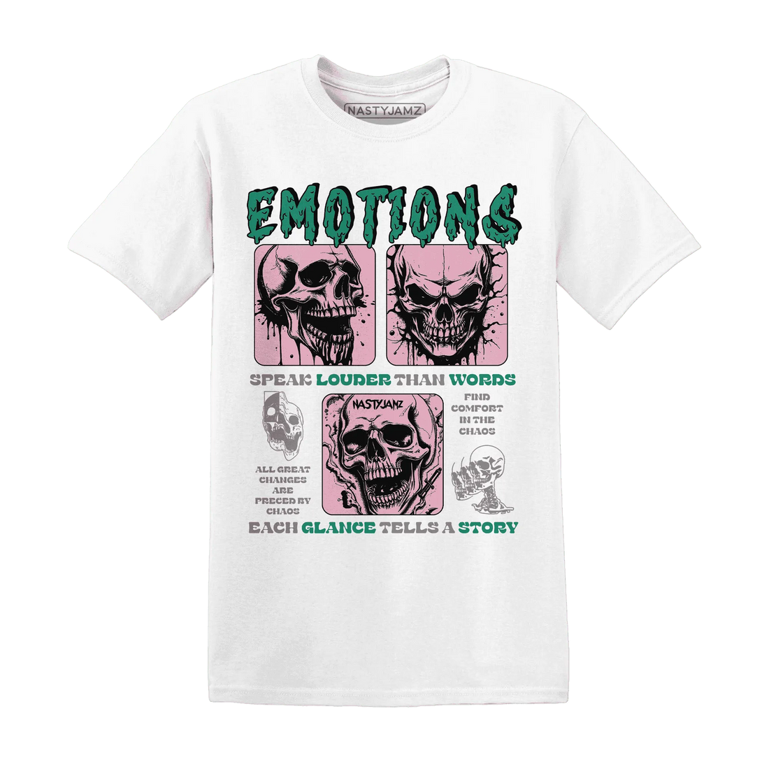 Dunk-Pink-Malachite-Medium-Soft-Low-Sail-NastyJamz-T-Shirt-Match-Emotions-Skull
