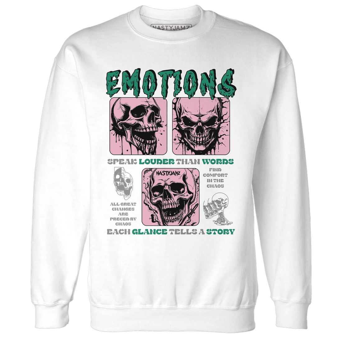 Dunk-Pink-Malachite-Medium-Soft-Low-Sail-NastyJamz-Sweatshirt-Match-Emotions-Skull