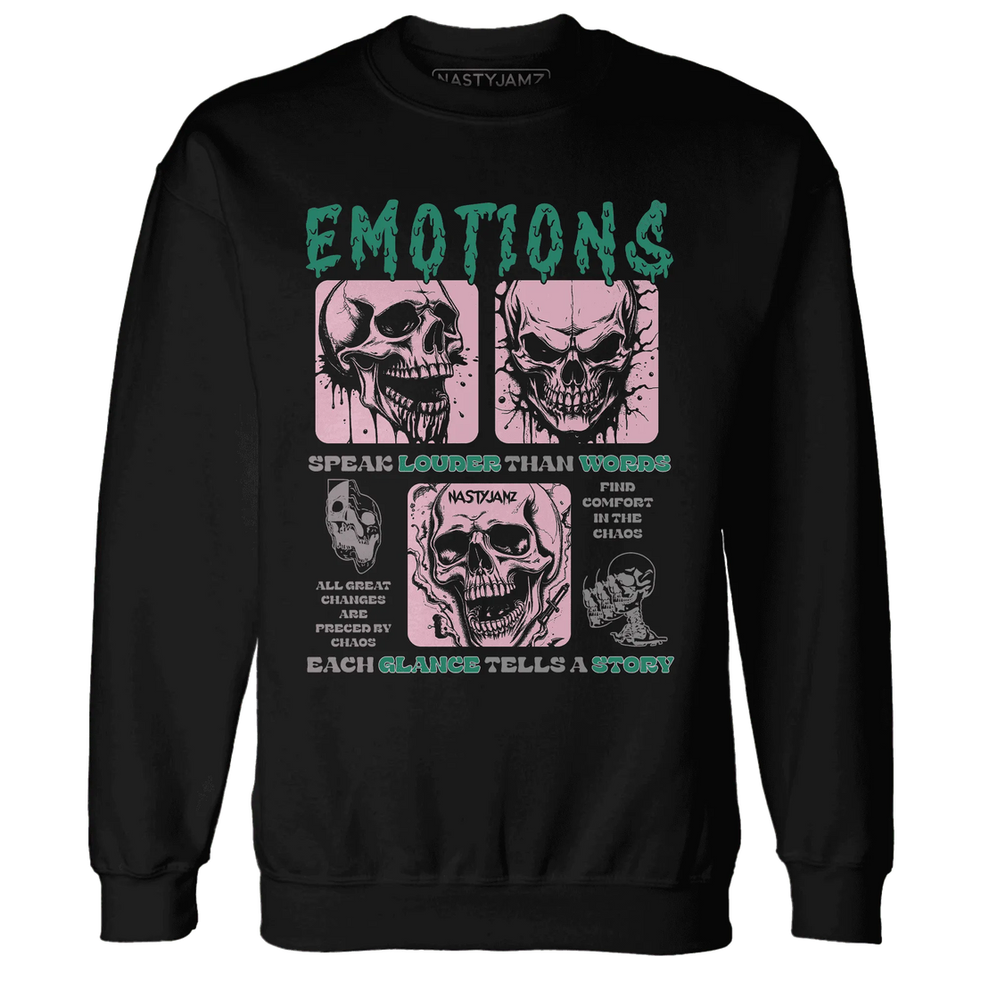 Dunk-Pink-Malachite-Medium-Soft-Low-Sail-NastyJamz-Sweatshirt-Match-Emotions-Skull