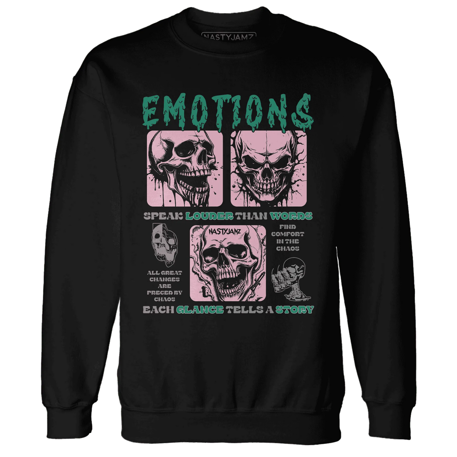 Dunk-Pink-Malachite-Medium-Soft-Low-Sail-NastyJamz-Sweatshirt-Match-Emotions-Skull