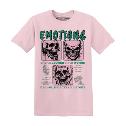 NastyJamz-Dunk-Pink-Malachite-Medium-Soft-Low-Sail-T-Shirt-Match-Emotions-Skull