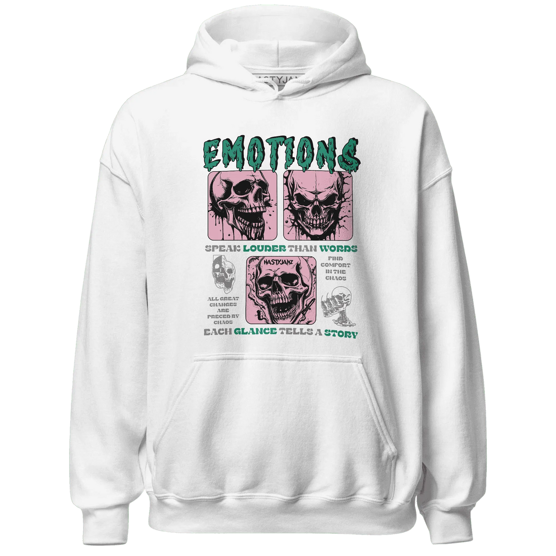 NastyJamz-Dunk-Pink-Malachite-Medium-Soft-Low-Sail-Hoodie-Match-Emotions-Skull