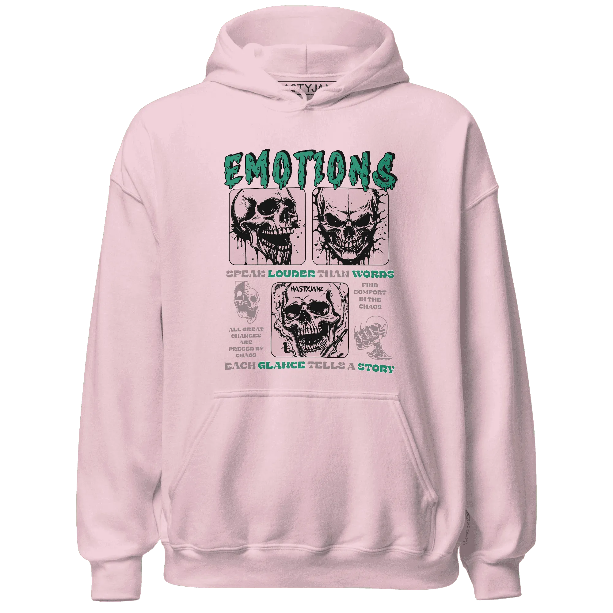 NastyJamz-Dunk-Pink-Malachite-Medium-Soft-Low-Sail-Hoodie-Match-Emotions-Skull