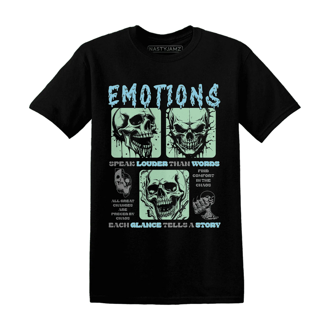 Dunk-Verdy-Visty-Blue-Gaze-Light-Arctic-T-Shirt-Match-Emotions-Skull