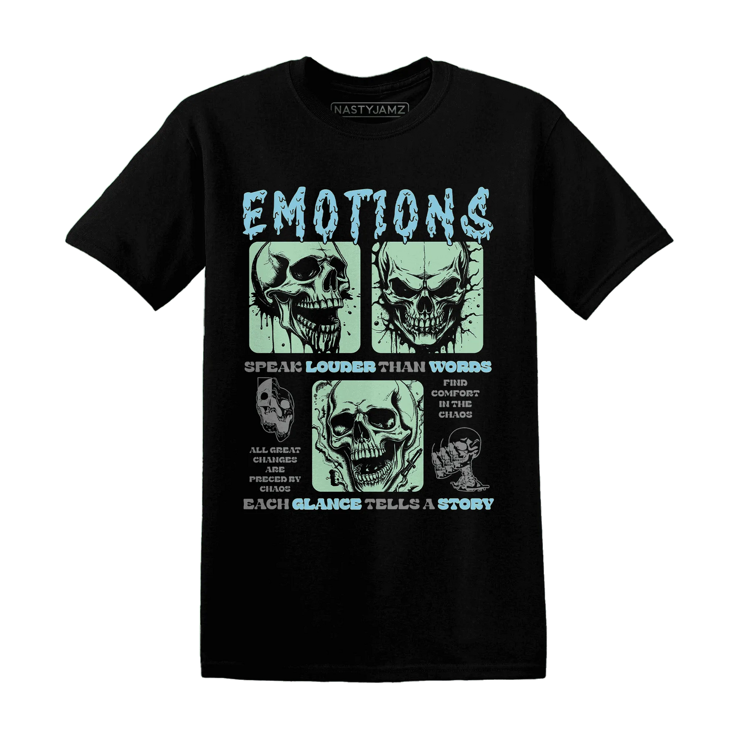 Dunk-Verdy-Visty-Blue-Gaze-Light-Arctic-T-Shirt-Match-Emotions-Skull