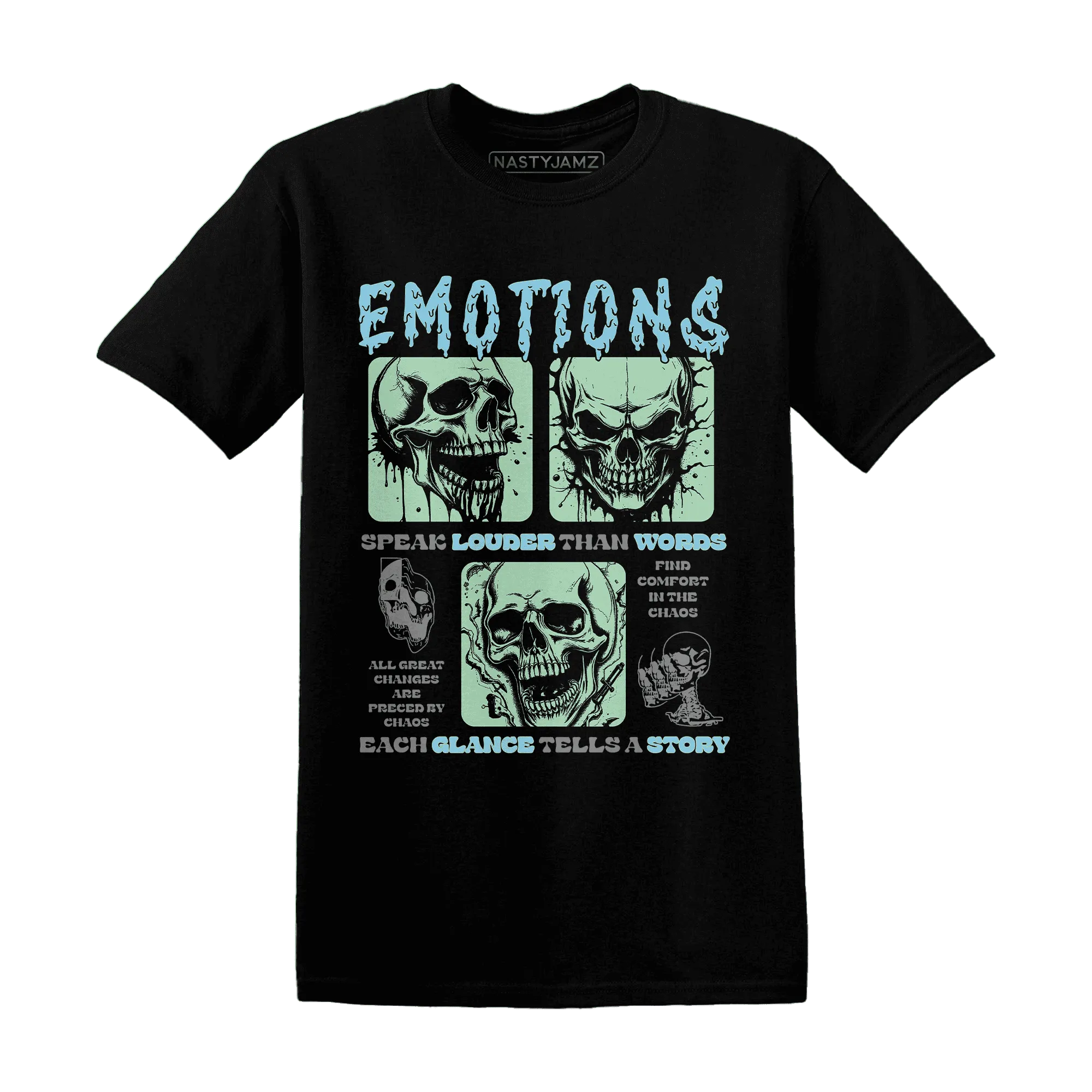 Dunk-Verdy-Visty-Blue-Gaze-Light-Arctic-T-Shirt-Match-Emotions-Skull