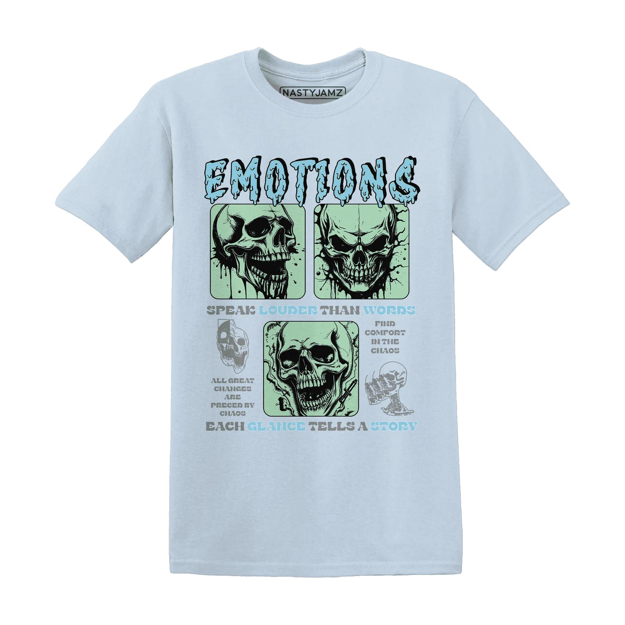 Dunk-Verdy-Visty-Blue-Gaze-Light-Arctic-T-Shirt-Match-Emotions-Skull