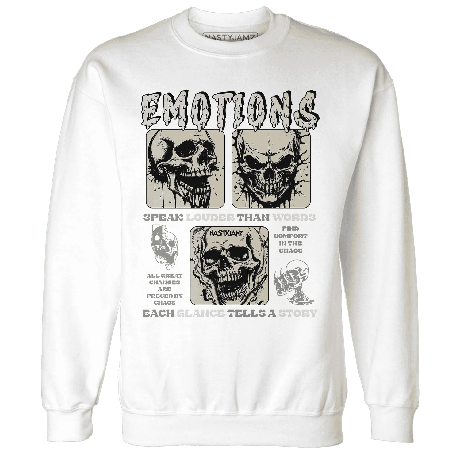 NastyJamz-Gratitude-11s-Sweatshirt-Match-Emotions-Skull