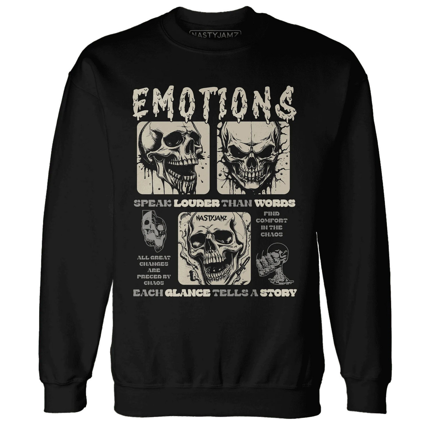 NastyJamz-Gratitude-11s-Sweatshirt-Match-Emotions-Skull