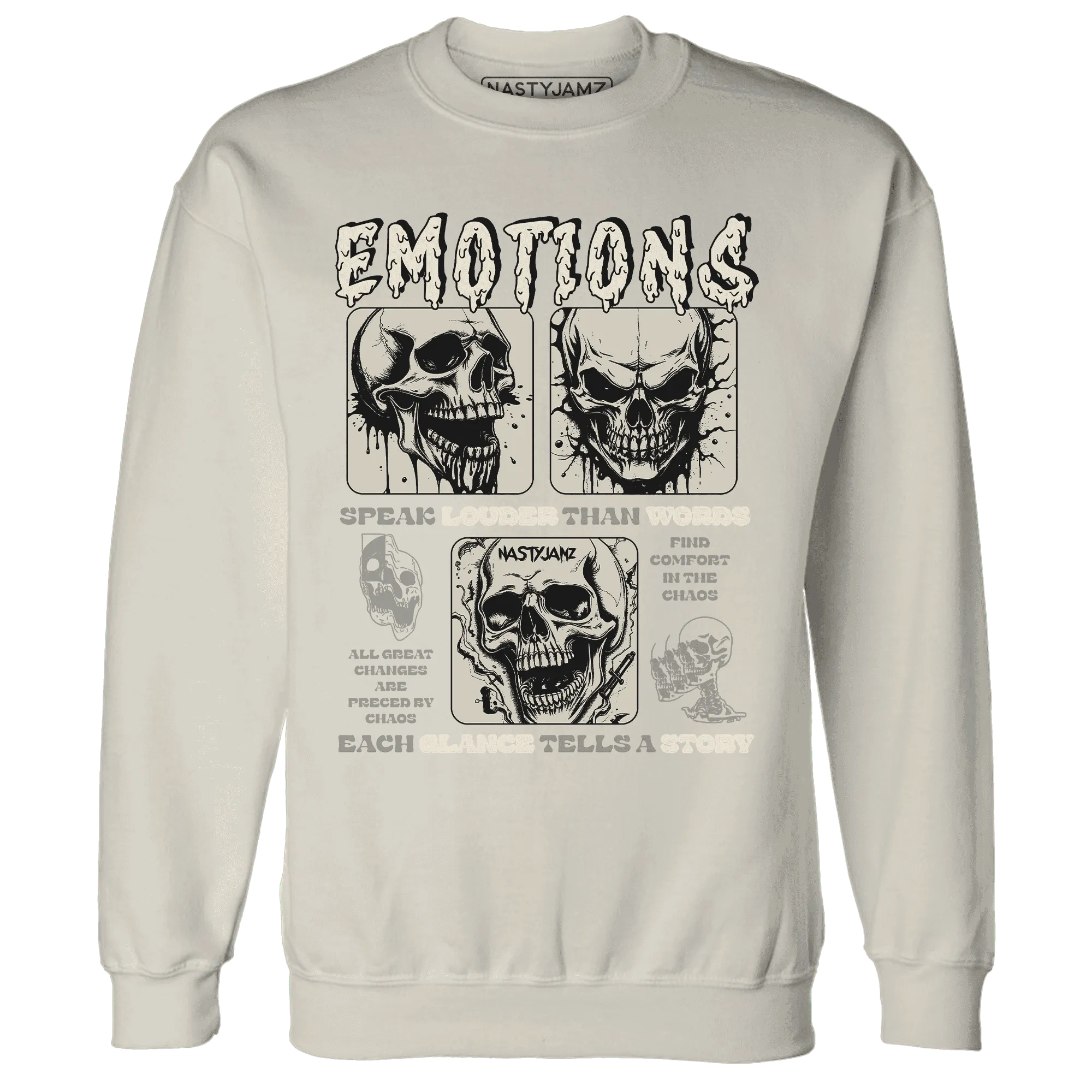 NastyJamz-Gratitude-11s-Sweatshirt-Match-Emotions-Skull