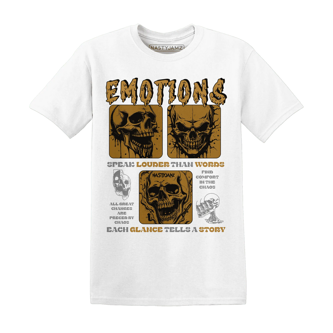 NastyJamz-Wheat-13s-T-Shirt-Match-Emotions-Skull