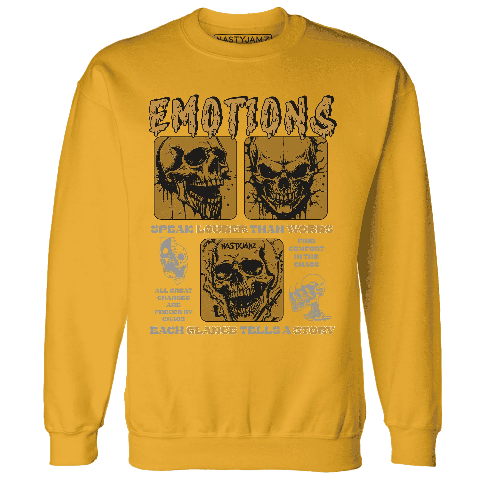 NastyJamz-Wheat-13s-Sweatshirt-Match-Emotions-Skull