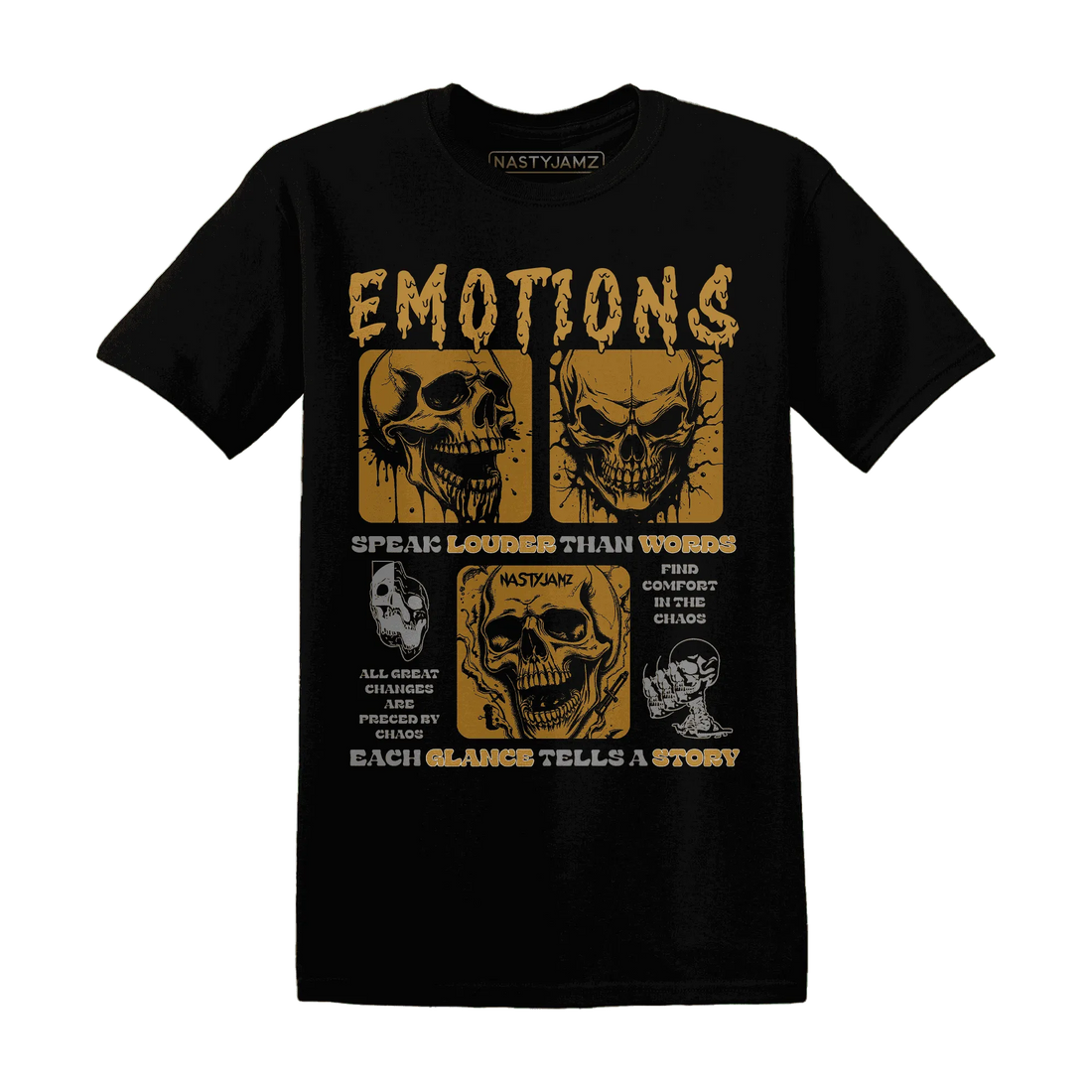 NastyJamz-Wheat-13s-T-Shirt-Match-Emotions-Skull