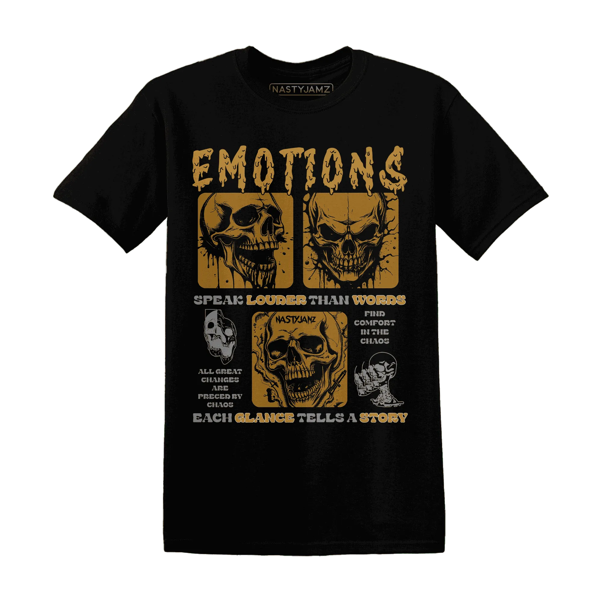 NastyJamz-Wheat-13s-T-Shirt-Match-Emotions-Skull