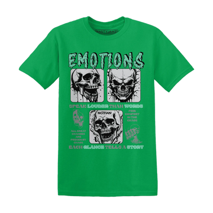 Green-Glow-3s-NastyJamz-T-Shirt-Match-Emotions-Skull