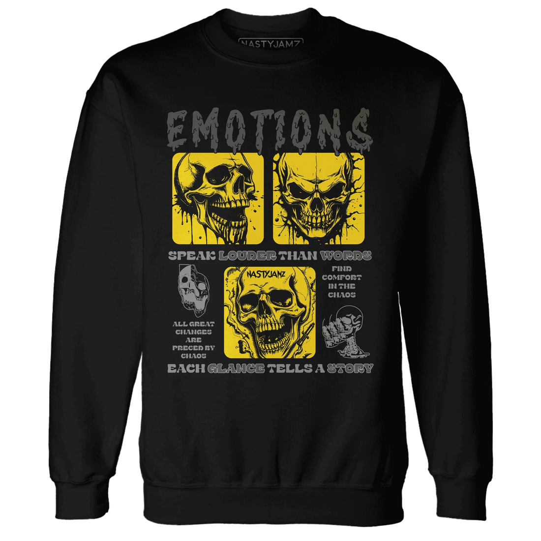 NastyJamz-Thunder-4s-Sweatshirt-Match-Emotions-Skull