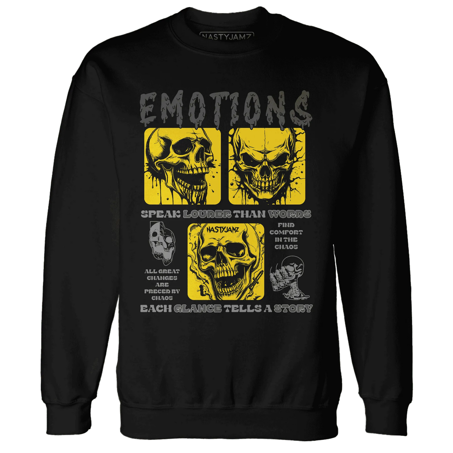 NastyJamz-Thunder-4s-Sweatshirt-Match-Emotions-Skull