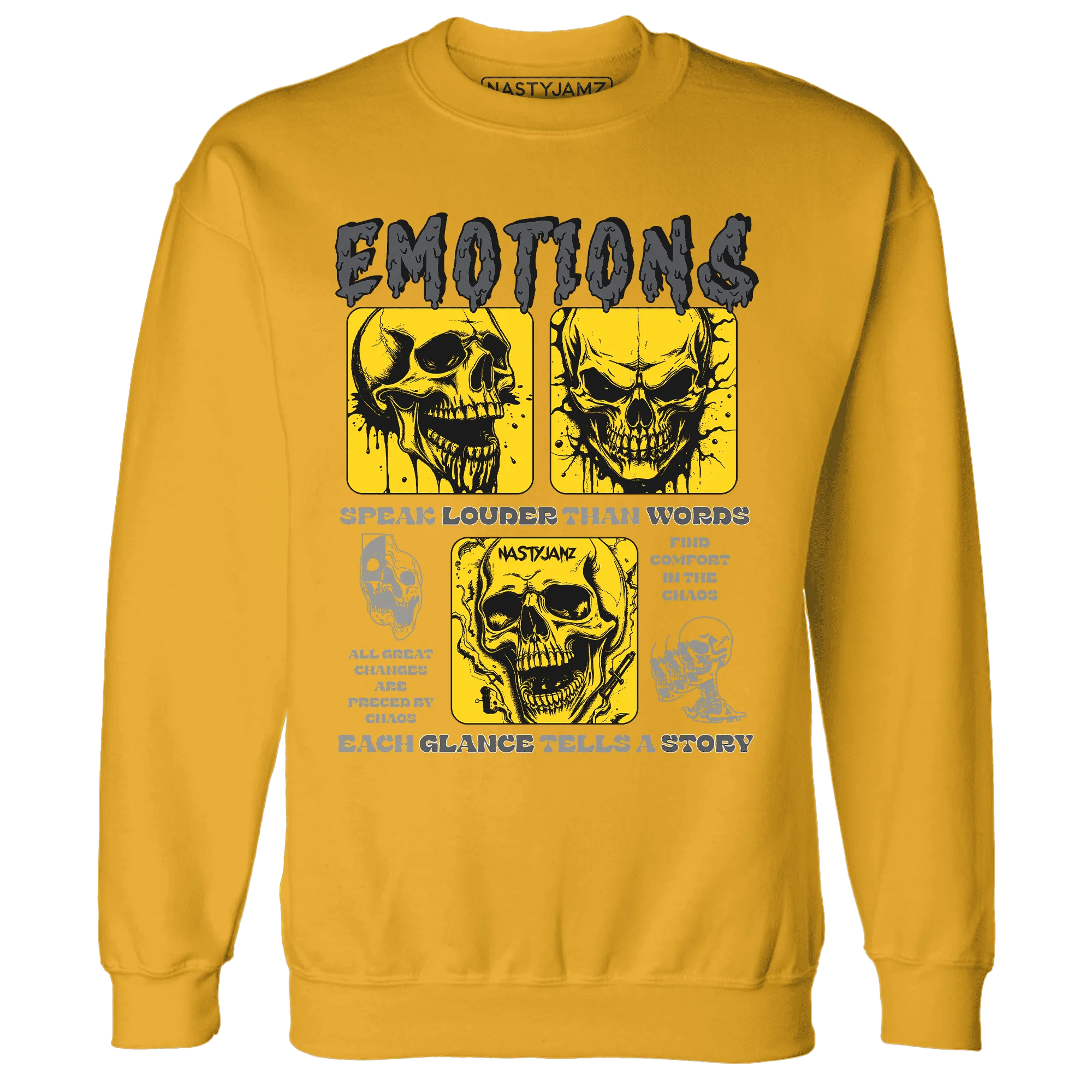 NastyJamz-Thunder-4s-Sweatshirt-Match-Emotions-Skull