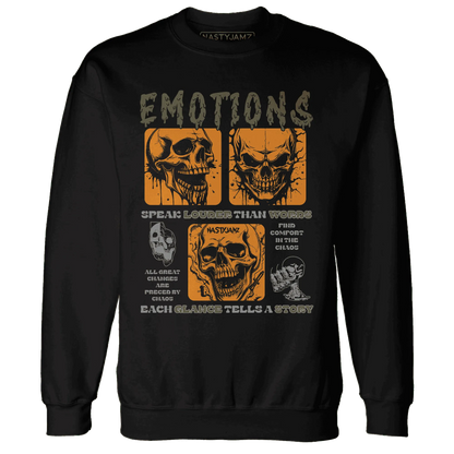 NastyJamz-Olive-5s-Sweatshirt-Match-Emotions-Skull