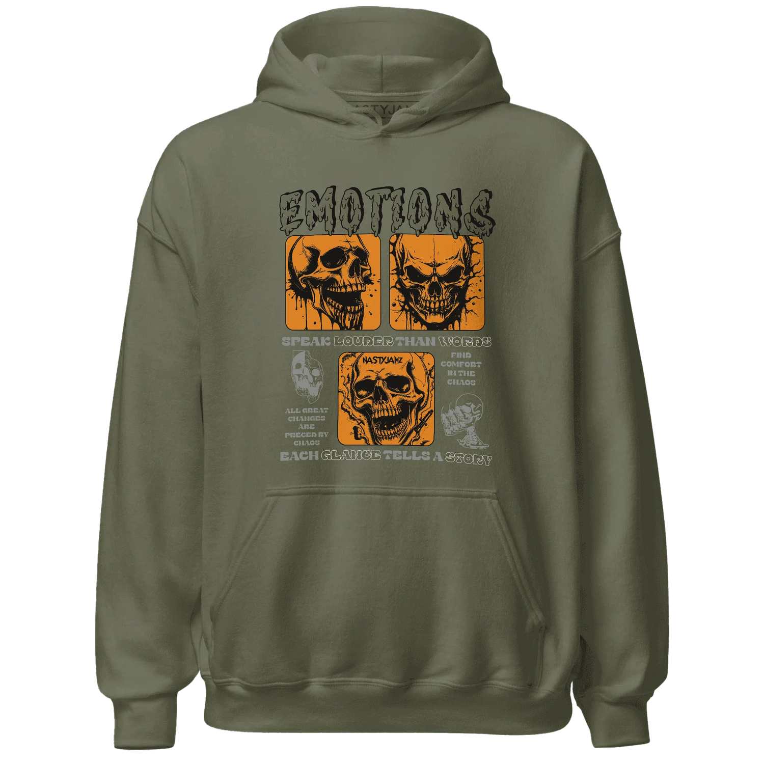 NastyJamz-Olive-5s-Hoodie-Match-Emotions-Skull