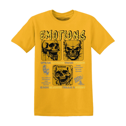 NastyJamz-Yellow-Ochre-6s-T-Shirt-Match-Emotions-Skull