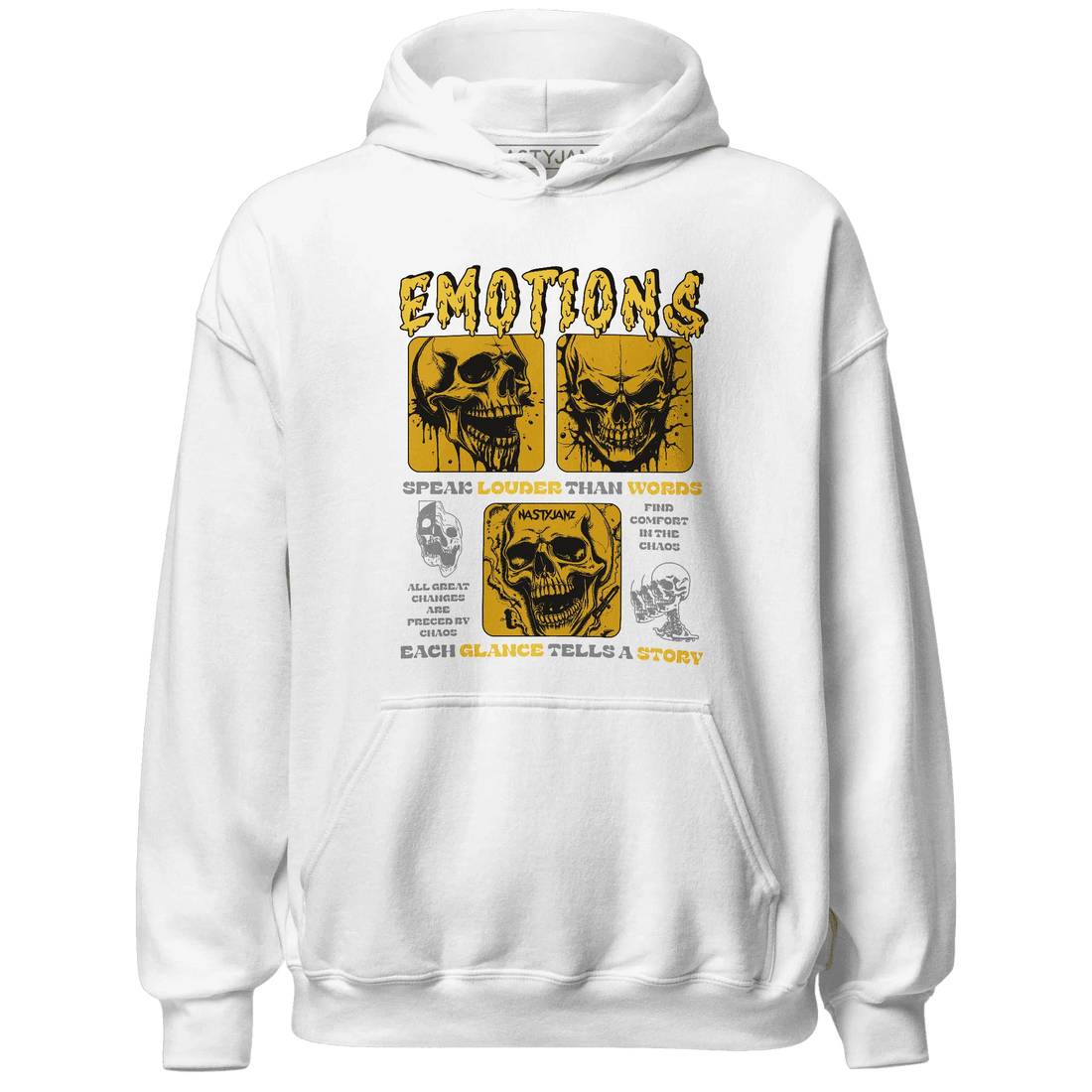 NastyJamz-Yellow-Ochre-6s-Hoodie-Match-Emotions-Skull