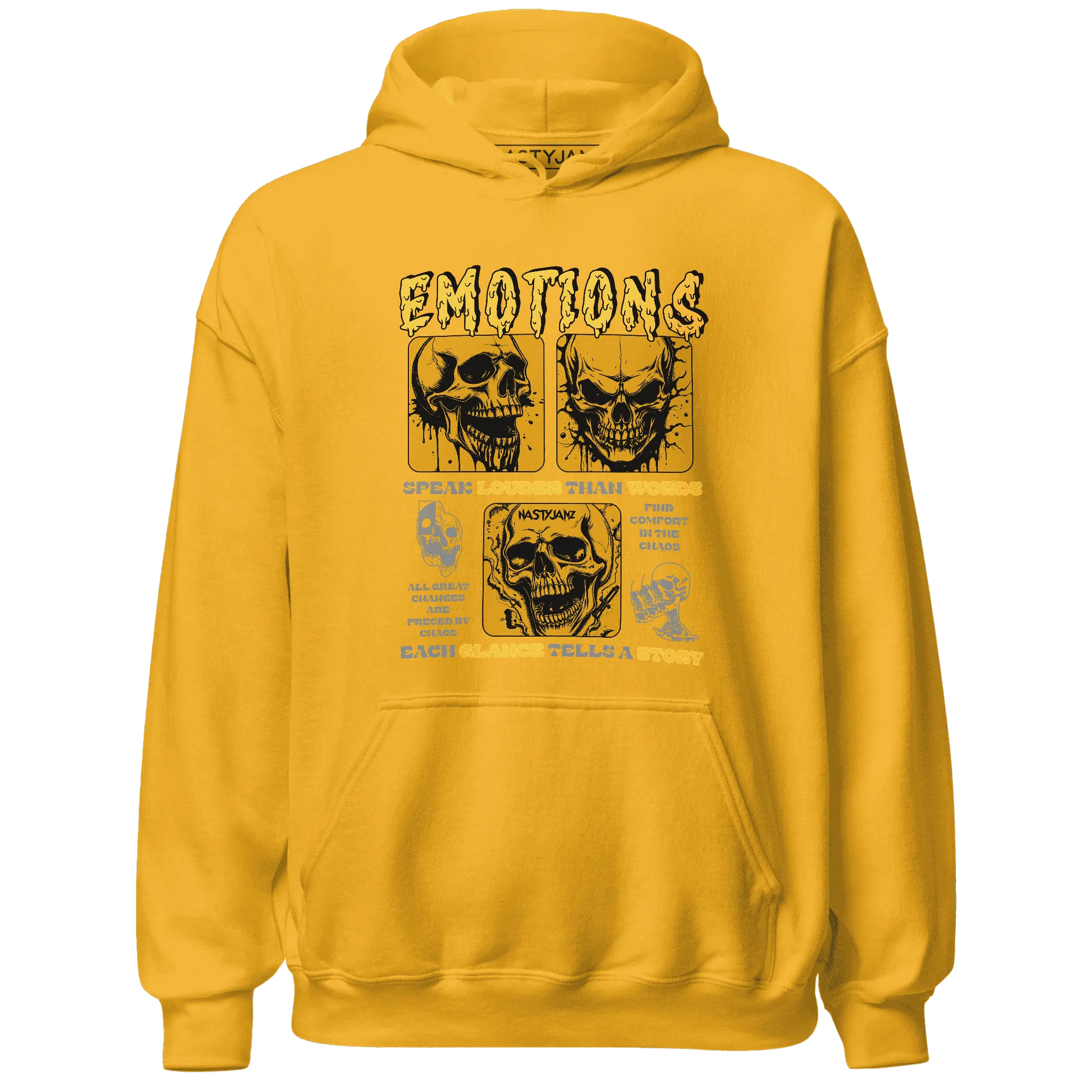 NastyJamz-Yellow-Ochre-6s-Hoodie-Match-Emotions-Skull